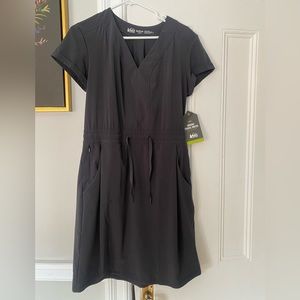 Rei Aoraki travel dress - medium - black - new w tags